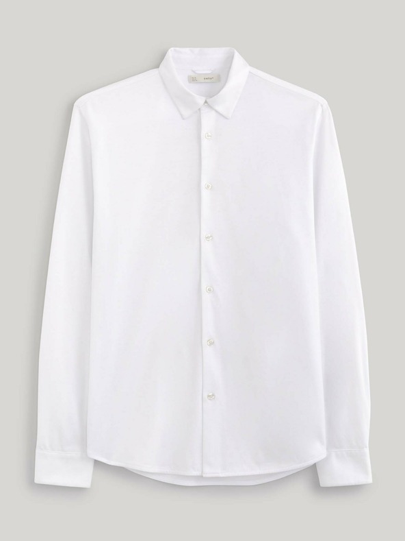 Celio Cămașă albă pentru bărbați Celio