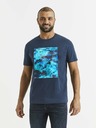 Celio Tricou imprimat albastru închis pentru bărbați Celio