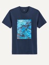 Celio Tricou imprimat albastru închis pentru bărbați Celio