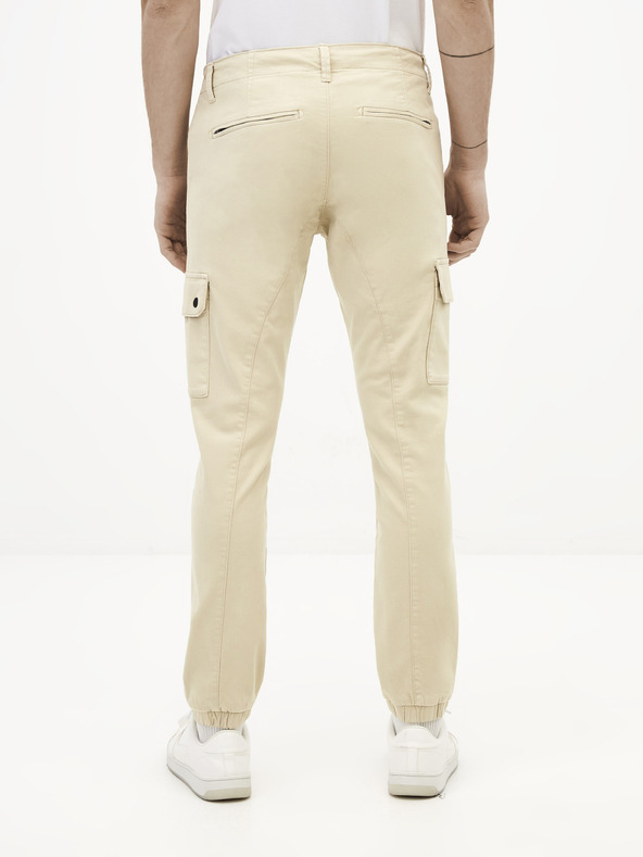 Celio Pantaloni Celio Solyte crem pentru bărbați