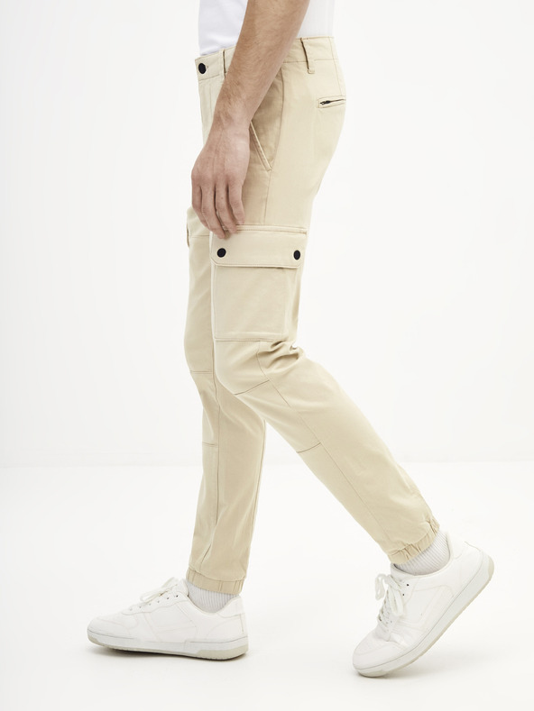 Celio Pantaloni Celio Solyte crem pentru bărbați