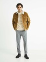 Celio Pantaloni gri pentru bărbați Celio 24H Bocal