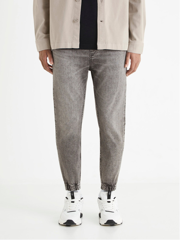 Celio Blugi jogger gri pentru bărbați Celio Bojog3