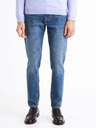 Celio Blugi albaștri slim fit pentru bărbați Celio C25 Doslue25
