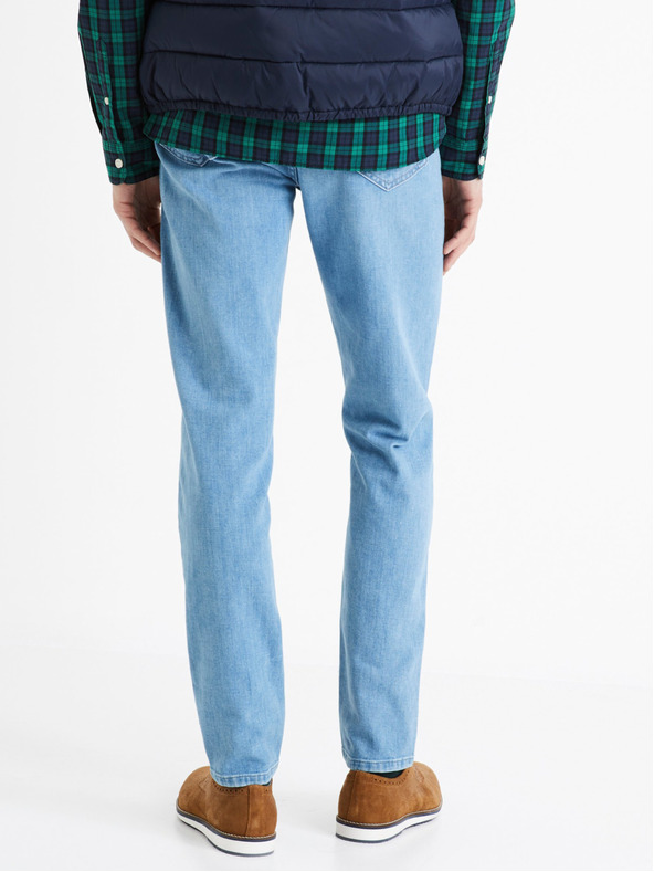 Celio Blugi slim fit albastru deschis pentru bărbați Celio C25 Dosoft25