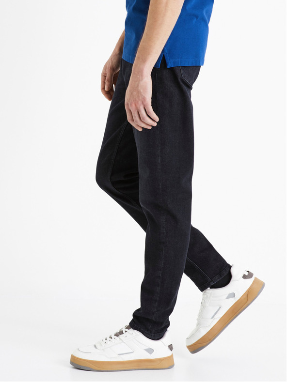 Celio Black blugi slim fit pentru bărbați Celio C25 Dosoft25