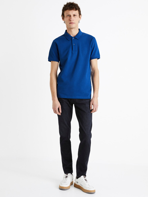 Celio Black blugi slim fit pentru bărbați Celio C25 Dosoft25