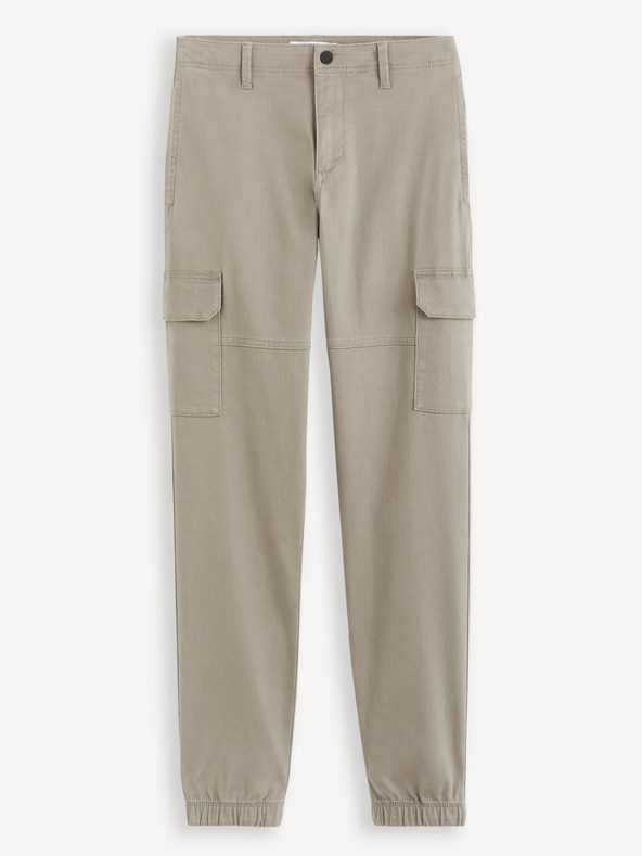 Celio Pantaloni cargo gri pentru bărbați Celio Dolyte