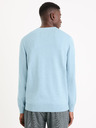 Celio Pulover basic albastru deschis pentru bărbați Celio Decotonv