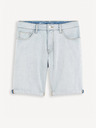 Celio Albastru deschis Pantaloni scurți din denim pentru bărbați Celio Boknitbm