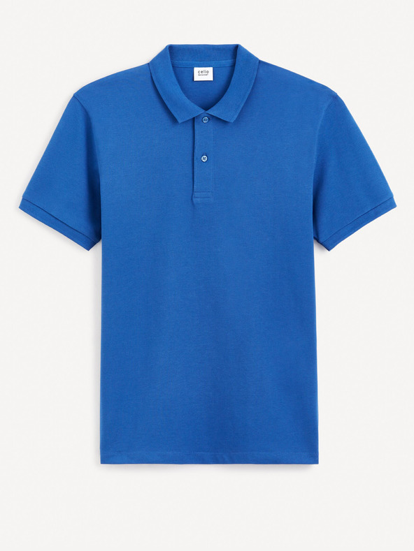 Celio Cămașă polo albastră pentru bărbați Celio Teone