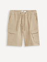Celio Pantaloni scurți cargo bej pentru bărbați Celio Gojogbm