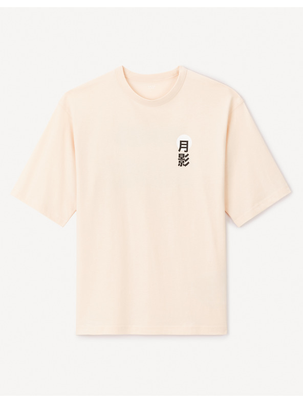 Celio Tricou portocaliu pentru bărbați Celio Jepan