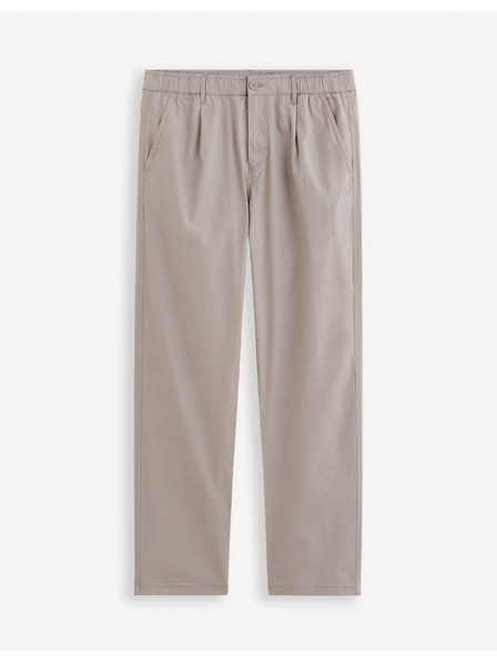 Celio Pantaloni chino gri pentru bărbați Celio Jopaper