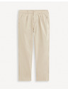 Celio Pantaloni chino bej pentru bărbați Celio Jopaper