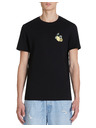 Celio Tricou negru pentru bărbați Celio Jelime