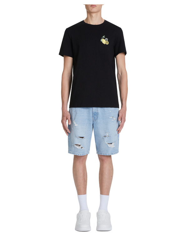 Celio Tricou negru pentru bărbați Celio Jelime