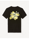 Celio Tricou negru pentru bărbați Celio Jelime