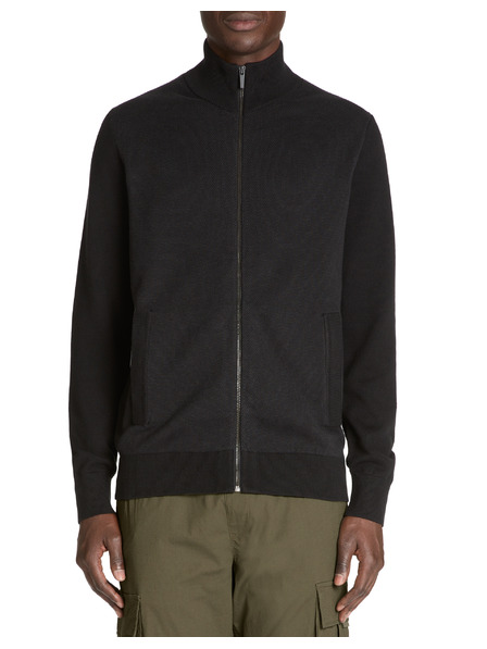 Celio Cardigan negru cu fermoar pentru bărbați Celio Jebille