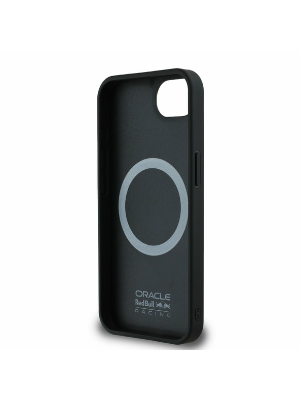 Oracle Red Bull Racing Red Bull Husă Spate MagSafe Carbon cu Logo Strălucitor pentru iPhone 16e Negru