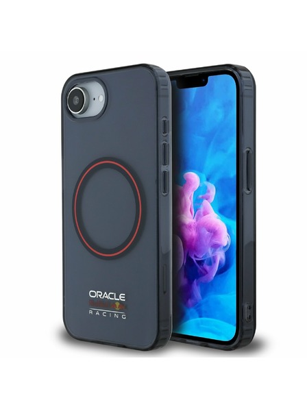 Oracle Red Bull Racing Red Bull Husă Spate MagSafe PC/TPU cu Inel Roșu pentru iPhone 16e Bleumarin