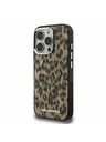 Karl Lagerfeld Karl Lagerfeld IML Leopard MagSafe Carcasă spate pentru iPhone 16 Pro Max Maro