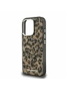 Karl Lagerfeld Karl Lagerfeld IML Leopard MagSafe Carcasă spate pentru iPhone 16 Pro Max Maro