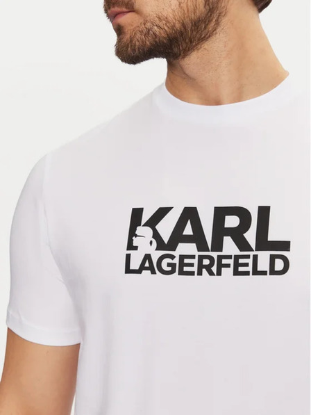 Karl Lagerfeld Tricou alb pentru bărbați 551235 Karl Lagerfeld
