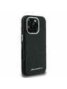 Karl Lagerfeld Karl Lagerfeld Grained PU Repeated Logo MagSafe Carcasă Spate pentru iPhone 16 Pro Negru