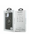 Karl Lagerfeld Karl Lagerfeld IML K&CH Heads Repeated Logo MagSafe Carcasă Spate pentru iPhone 15 Negru