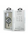 Karl Lagerfeld Karl Lagerfeld IML Glitter Karl and Choupette Sketch MagSafe Carcasă Spate pentru iPhone 15 Negru