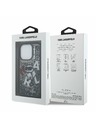 Karl Lagerfeld Karl Lagerfeld Lichid Sclipici Choupette împrăștiat Carcasă spate pentru iPhone 16 Pro Max Black