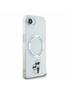 Karl Lagerfeld Karl Lagerfeld IML Karl and Choupette MagSafe Carcasă spate pentru iPhone 16e Transparent