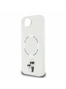 Karl Lagerfeld Karl Lagerfeld IML Karl and Choupette MagSafe Carcasă spate pentru iPhone 16e Transparent