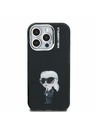 Karl Lagerfeld Karl Lagerfeld IML Acuarelă Karl Carcasă spate pentru iPhone 15 Pro Max Black