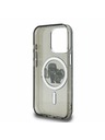 Karl Lagerfeld Karl Lagerfeld IML Sclipici Karl and Choupette Sketch MagSafe Carcasă spate pentru iPhone 15 Pro Max Black