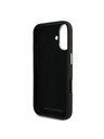 Karl Lagerfeld Karl Lagerfeld Piele granulată PU K&CH Heads Carcasă spate pentru iPhone 16 Black