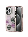 Karl Lagerfeld Karl Lagerfeld IML Multi K&CH Heads Carcasă spate pentru iPhone 15 Pro Max Pink