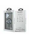 Karl Lagerfeld Karl Lagerfeld IML Sclipici Karl and Choupette Sketch MagSafe Carcasă spate pentru iPhone 16 Black