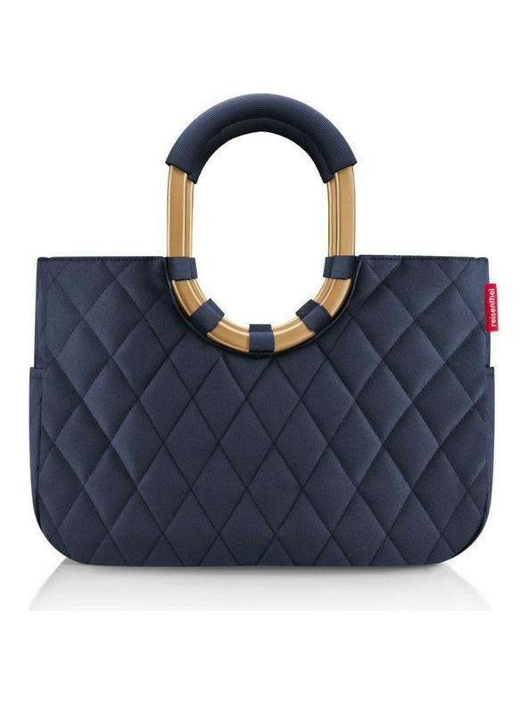 Reisenthel Geantă Reisenthel Loopshopper M Frame Rhombus Midnight Gold