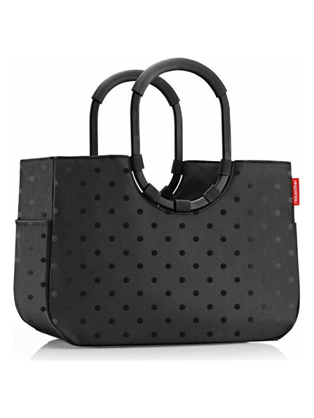Reisenthel Geantă Reisenthel Loopshopper L Frame Glossy dots black