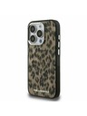 Karl Lagerfeld Carcasă spate Karl Lagerfeld IML Leopard MagSafe pentru iPhone 15 Pro Max Maro