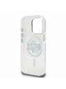 Karl Lagerfeld Carcasă spate Karl Lagerfeld IML Glitter Karl and Choupette Sketch MagSafe pentru iPhone 16 Pro Max Transparent