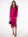 Edoti Rochie midi LORENA - culoare fucsia
