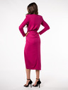 Edoti Rochie midi LORENA - culoare fucsia