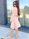 Edoti Rochie mini elegante BIANCA pentru femei - roz pal