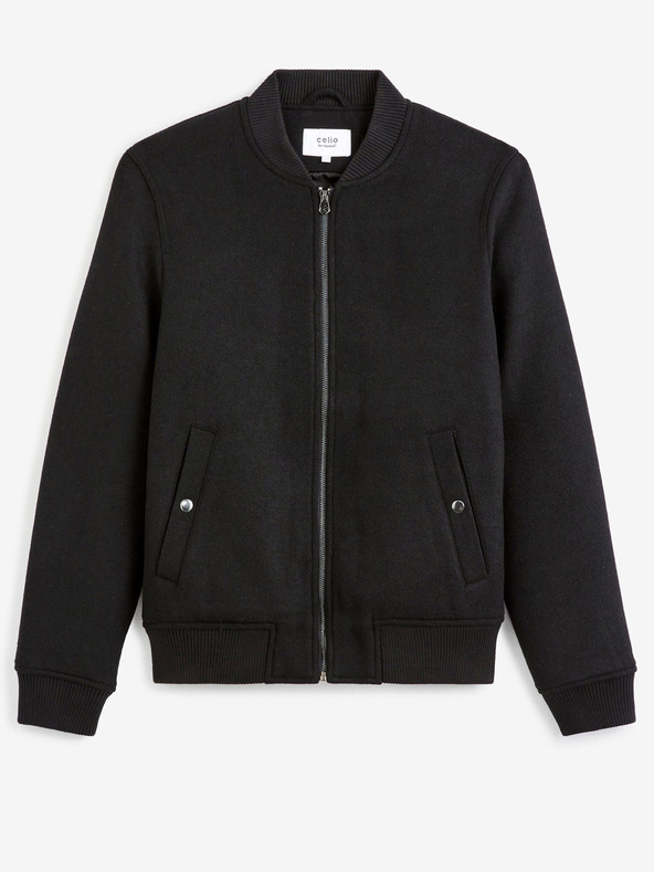 Celio Bomber negru pentru bărbați Celio Cubeauty