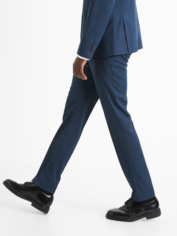 Celio Pantaloni de costum pentru bărbați albastru Celio Doarmure