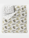 Kvalitex Lenjerie de pat franceză din bumbac DELUX 240x220, 70x90cm SANEL gri