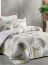 Kvalitex Lenjerie de pat franceză din bumbac DELUX 240x220, 70x90cm SANEL gri